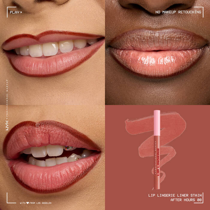 Ballpoint tip- Proof Waterproof Long-lasting  Lip Liner Stain