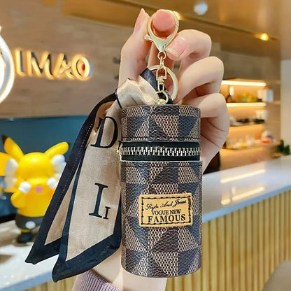 Mini Cute bucket keychain pouch