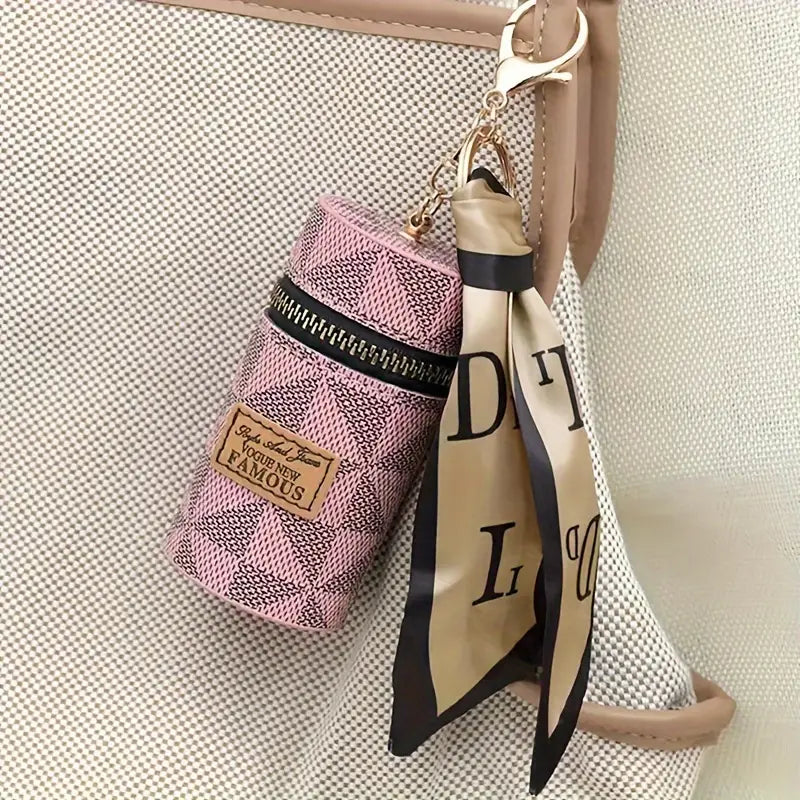 Mini Cute bucket keychain pouch