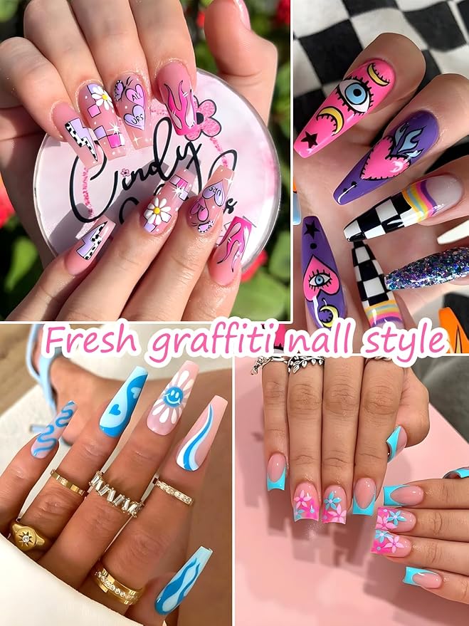 3D Nail Polish Graffiti Pens