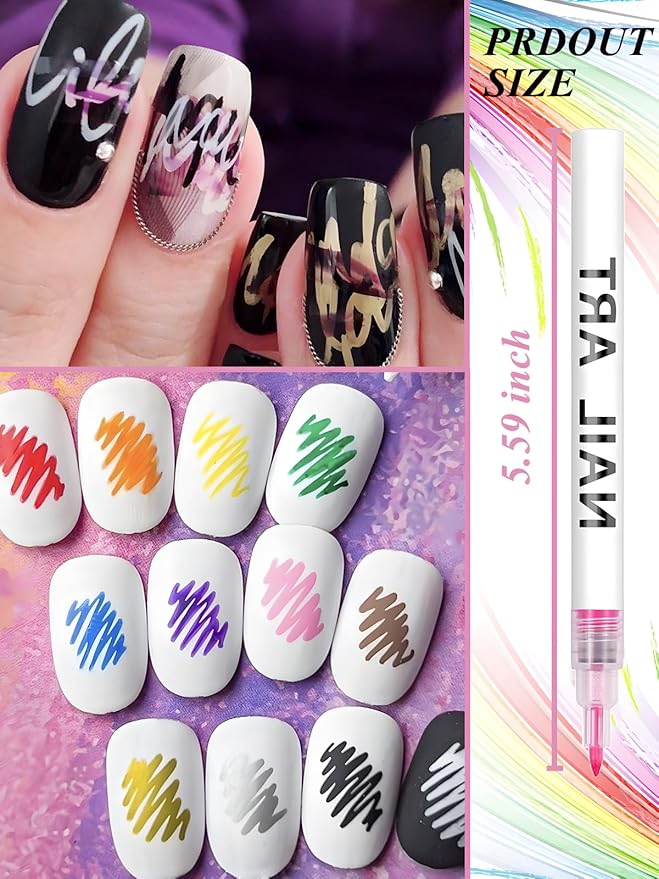 3D Nail Polish Graffiti Pens