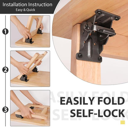 FoldLock Pro™ – Heavy-Duty Folding Support Hinge