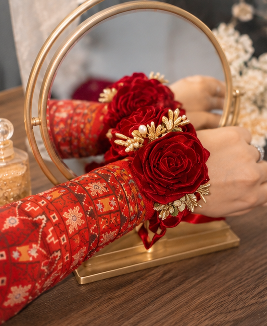 Elara Bloom Hand Wearing Pair