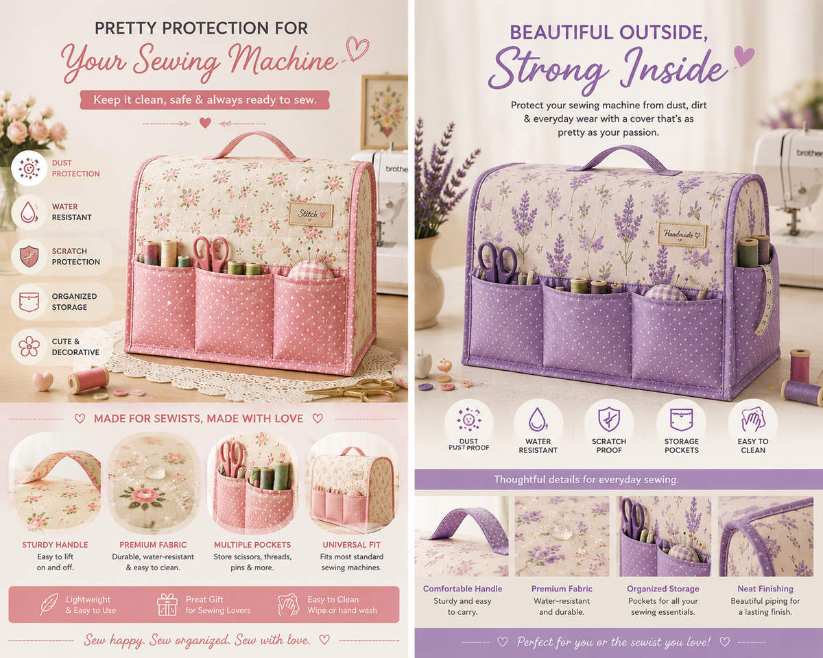 Sewing Machine Dust Cover