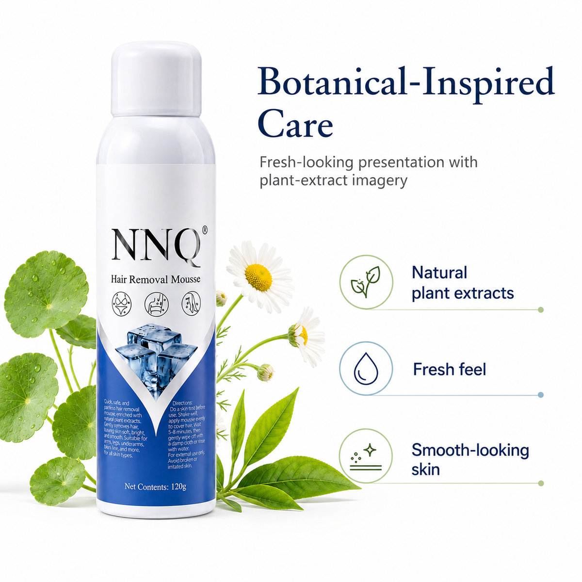 NNQ Hair Removal Spray for Men & Women +( Free Surprise  Gift Inside )