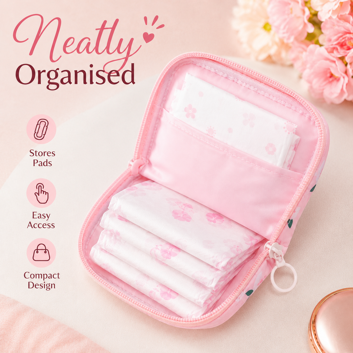 🌸 BlossomPouch For Teenage Girls🌸