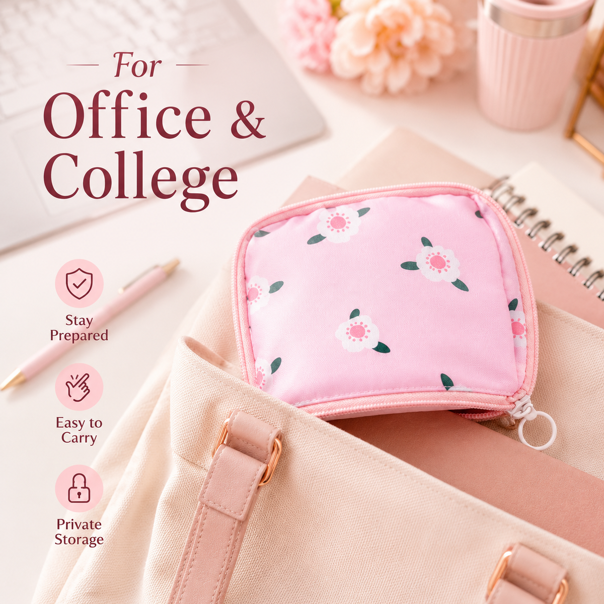 🌸 BlossomPouch For Teenage Girls🌸
