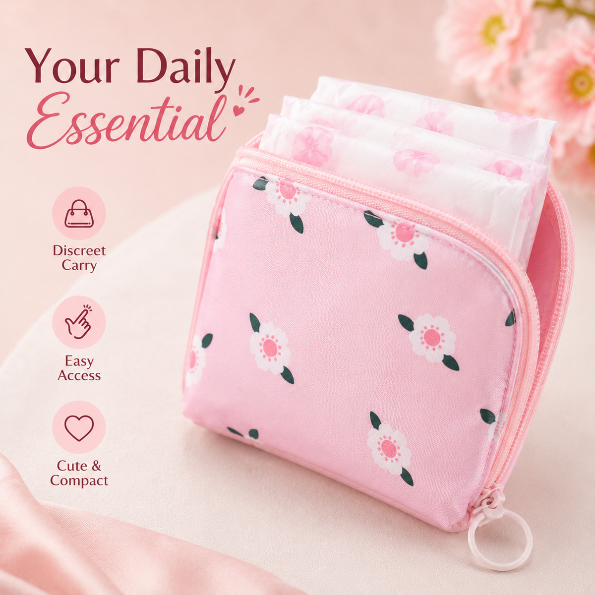 🌸 BlossomPouch For Teenage Girls🌸