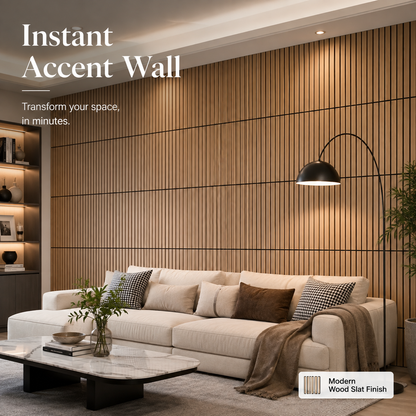 ModernSlat Wall Roller™Adhesive Wall Panels