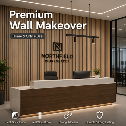 ModernSlat Wall Roller™Adhesive Wall Panels