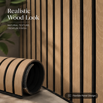 ModernSlat Wall Roller™Adhesive Wall Panels