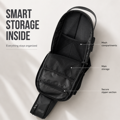 RidgeX Crossbody– Premium Protective Sling Bag