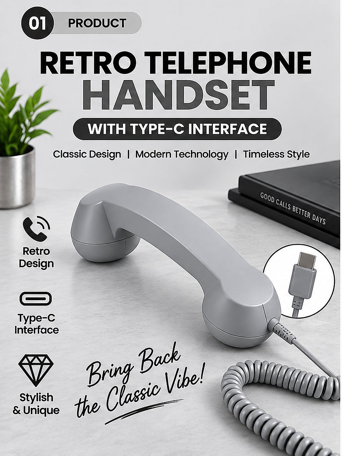 VibeCall™ — Retro Style, Modern Connection