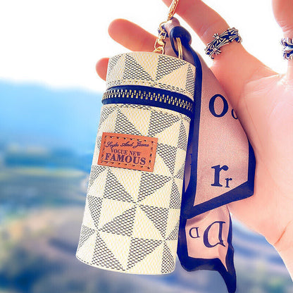 Mini Cute bucket keychain pouch