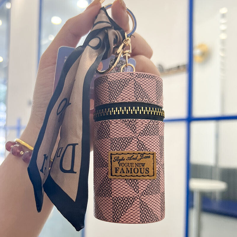 Mini Cute bucket keychain pouch